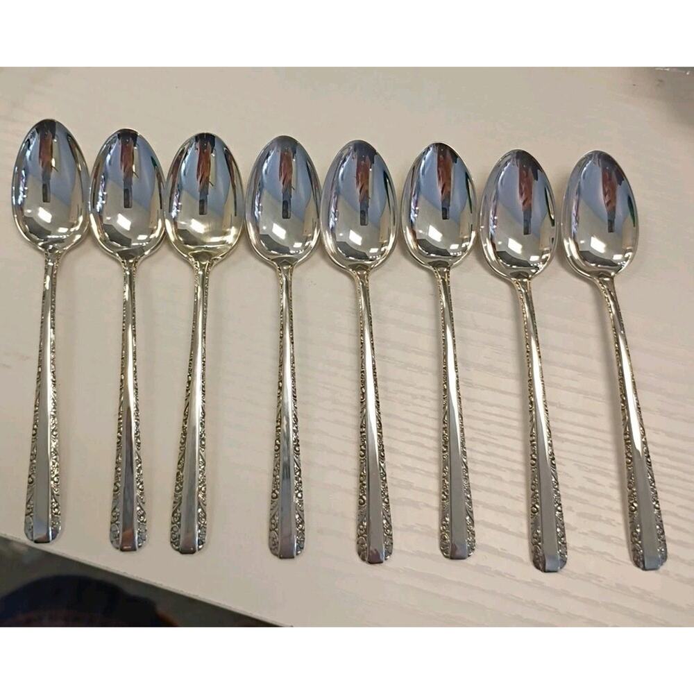 TOWLE Candlelight Sterling Silver Set 8 DEMITASSE SPOONS 4.25" New Old Stock